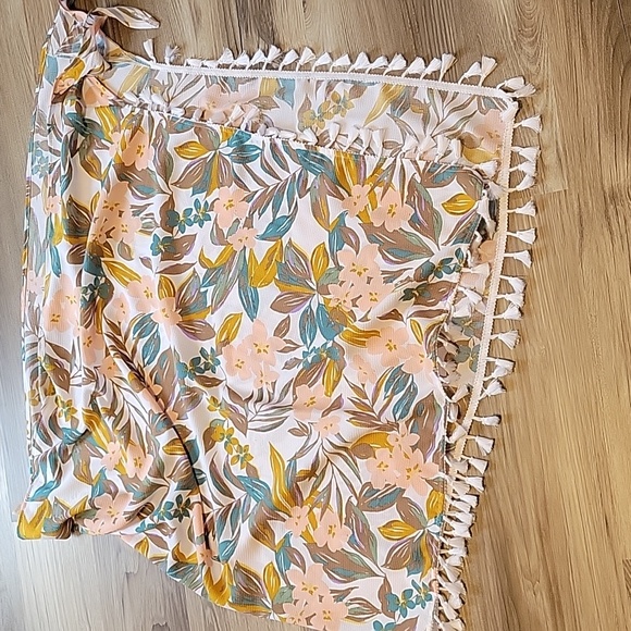 Cute Bathing Suit Coverup, Wrap One Size 😍  New - Picture 9 of 11